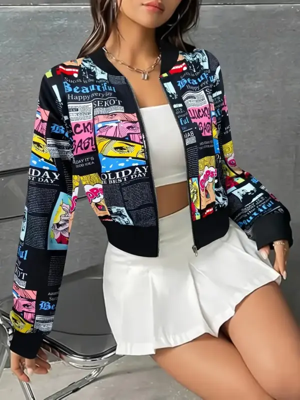 Women's Lightweight Anime-Inspired Jacket - Image 3