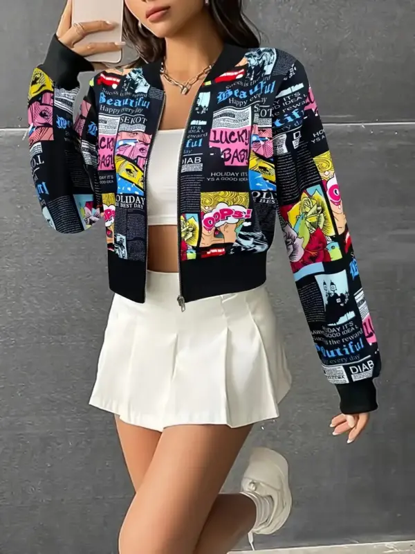 Women's Lightweight Anime-Inspired Jacket - Image 6
